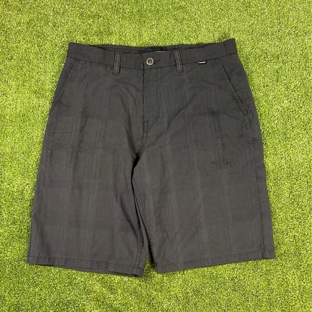 Hurley Men's Black and Navy Shorts